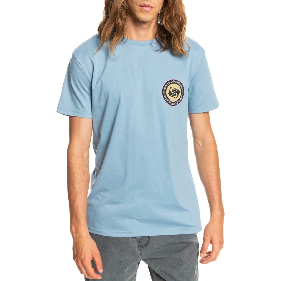 * Excellent Quiksilver Circle Game Short Sleeve T-Shirt Wholesale