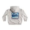 * Hottest Quiksilver Boxed Logo Boys Zip Hoodie New