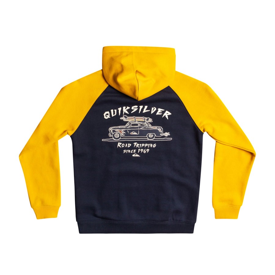 * Diaphanous Quiksilver Beach Trip Boys Pullover Hoodie Clearance