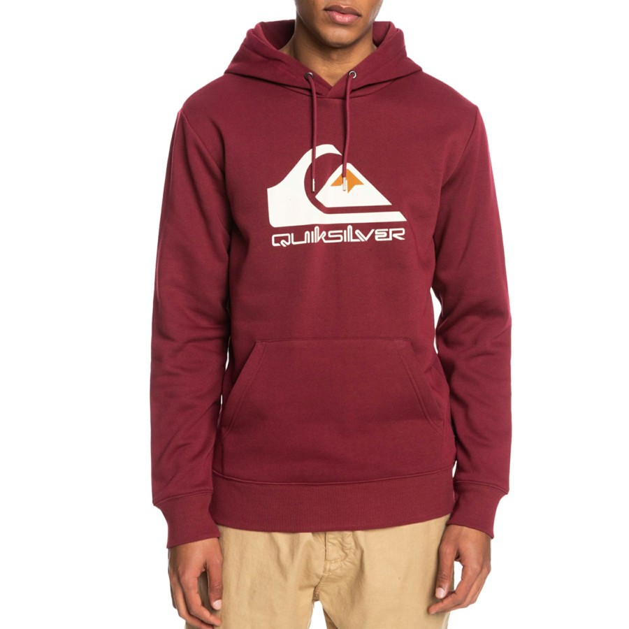 * Latest Quiksilver Big Logo Fleece Pullover Hoodie Wholesale