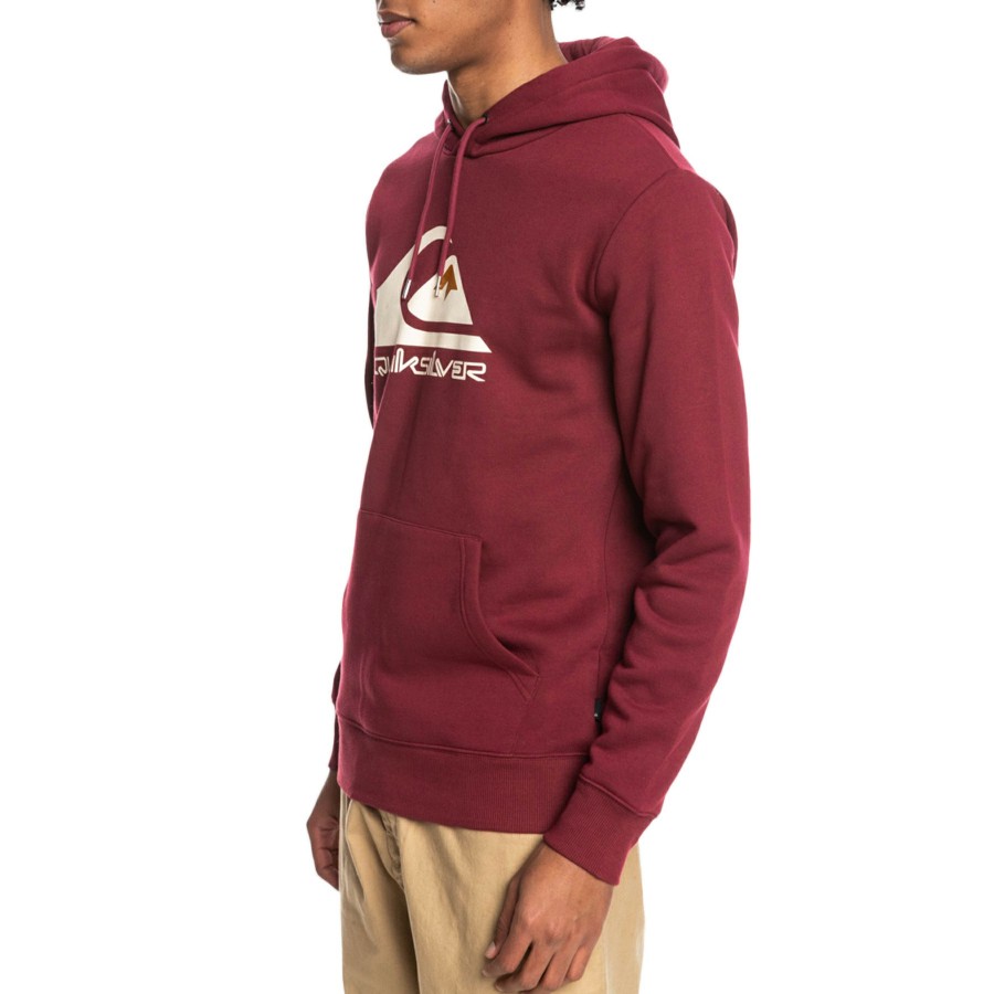 * Latest Quiksilver Big Logo Fleece Pullover Hoodie Wholesale