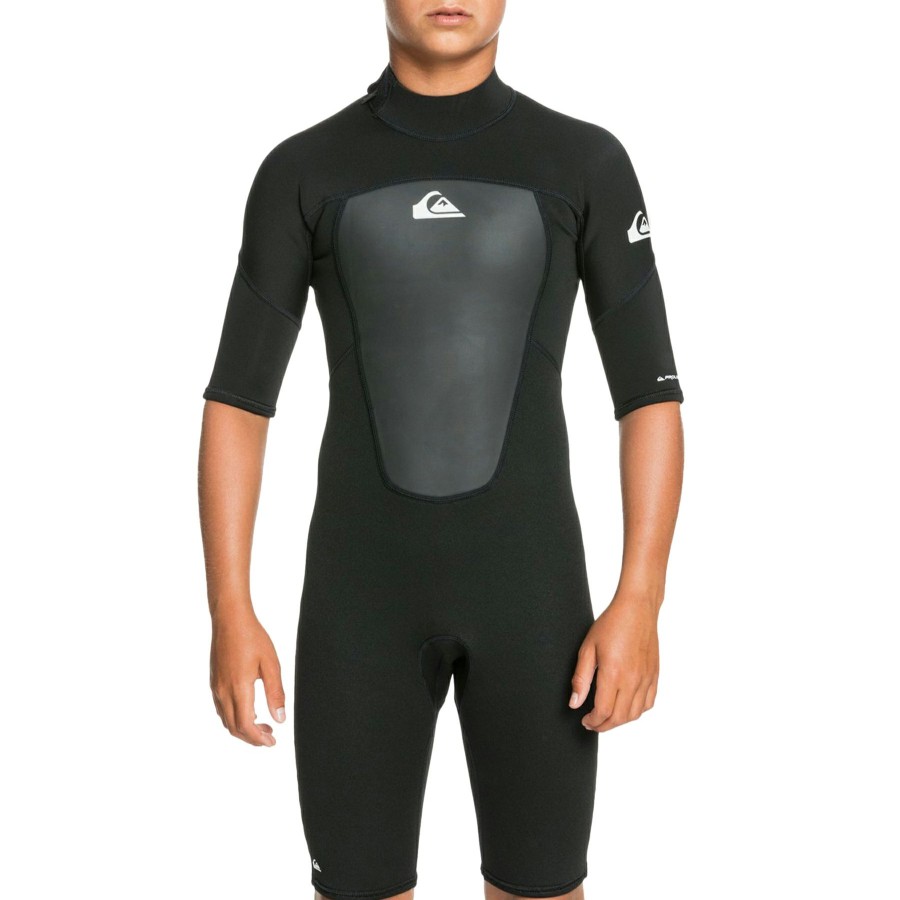 * Fashion Quiksilver 2/2 Prologue Short Sleeve Boys Wetsuit New