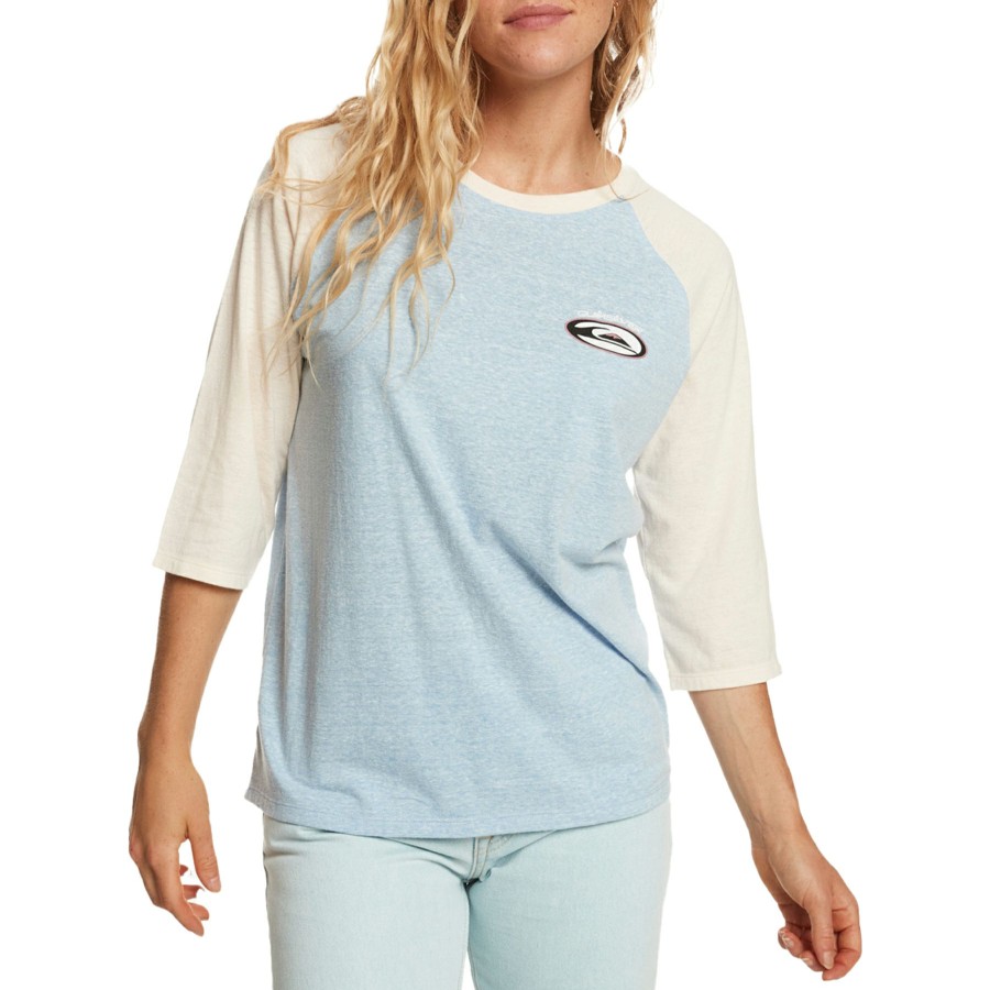 * Diaphanous Quiksilver Standard Raglan Womens Long Sleeve T-Shirt Online