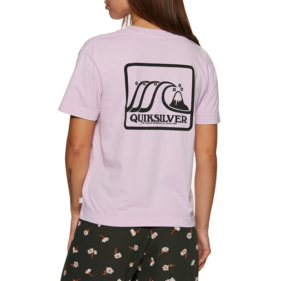 * Unique Quiksilver Crop Womens Short Sleeve T-Shirt Online