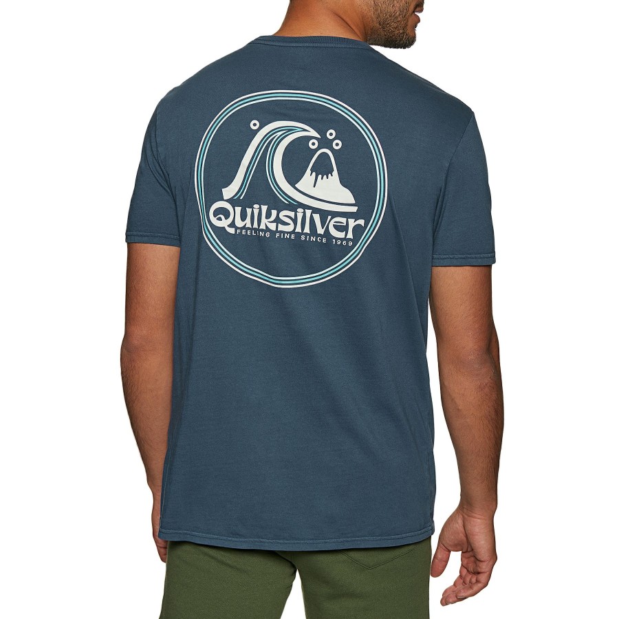 * Hottest Quiksilver Rolling Circle Short Sleeve T-Shirt Wholesale