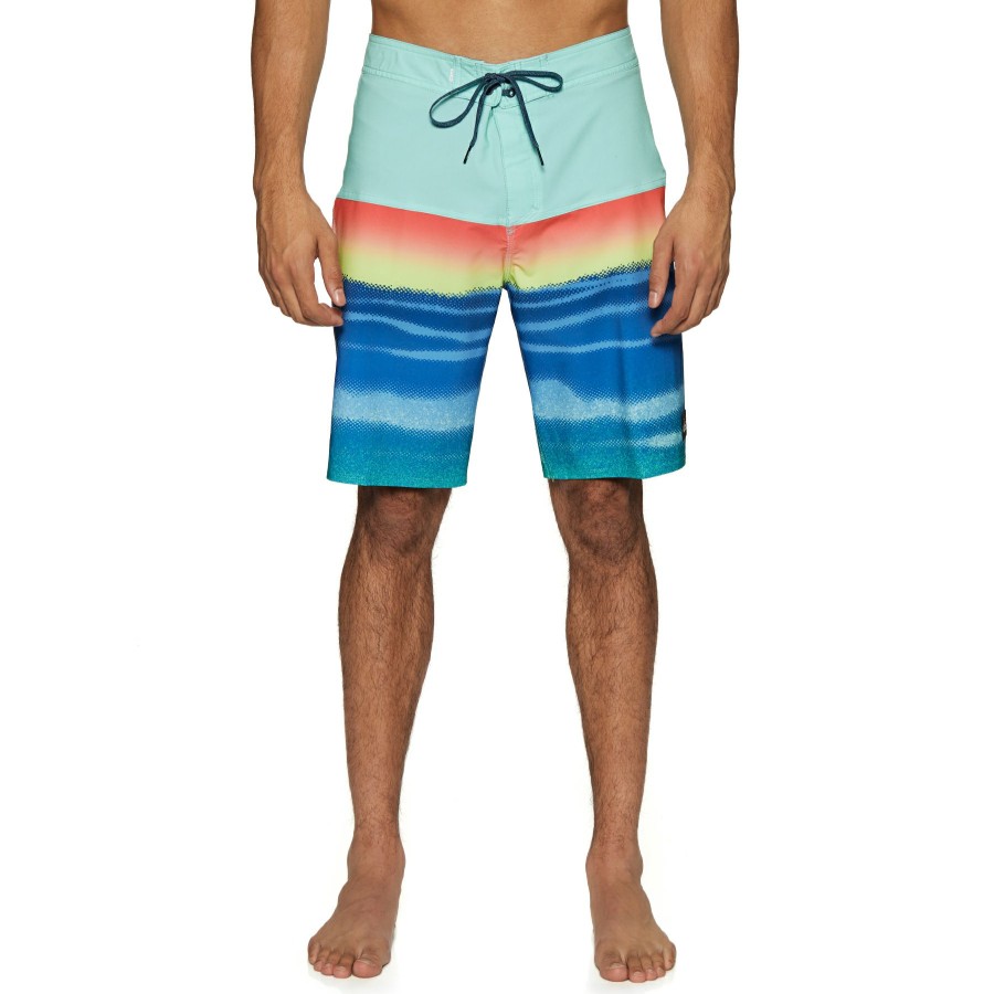 * Diaphanous Quiksilver Surfsilk Panel Boardshorts Hot