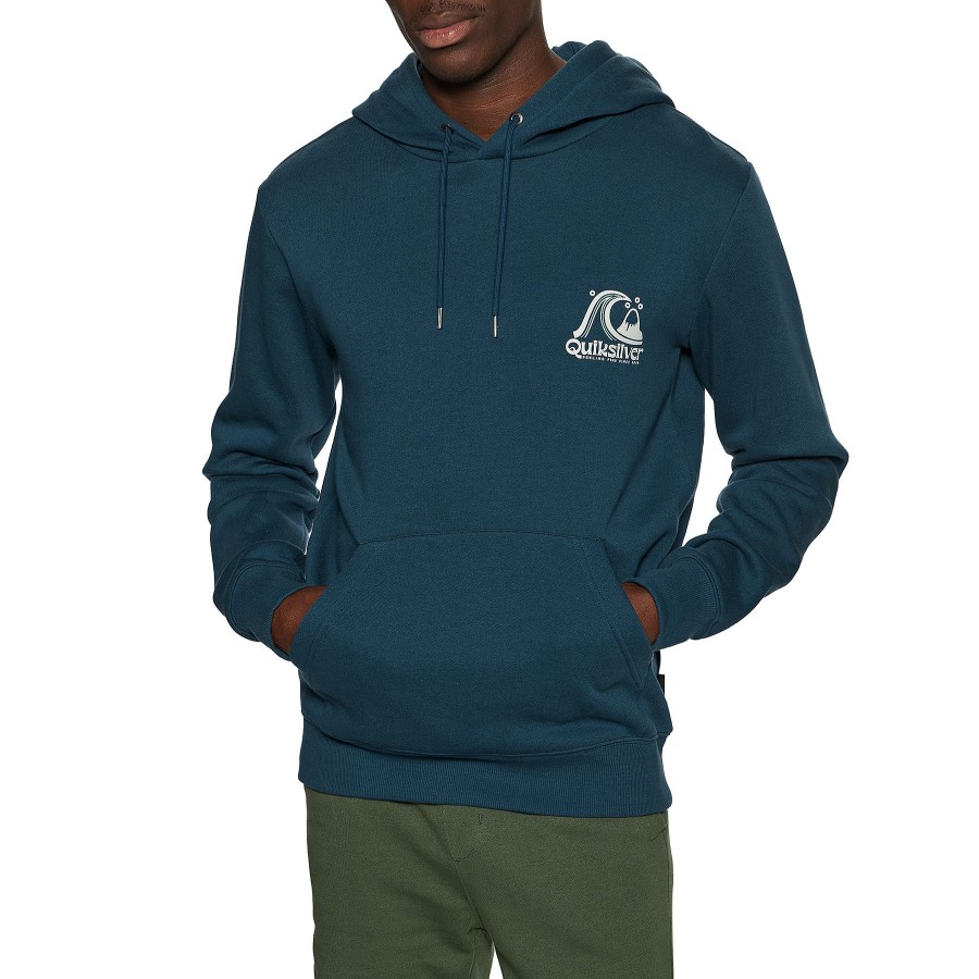 * Fashion Quiksilver Rolling Circle Pullover Hoodie Best