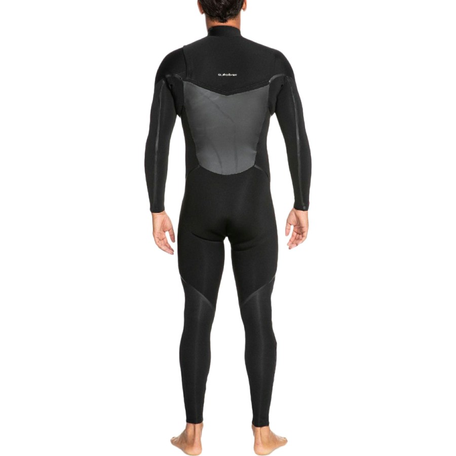 * Fine Quiksilver Marathon Sessions 4/3 Chest Zip Wetsuit Best