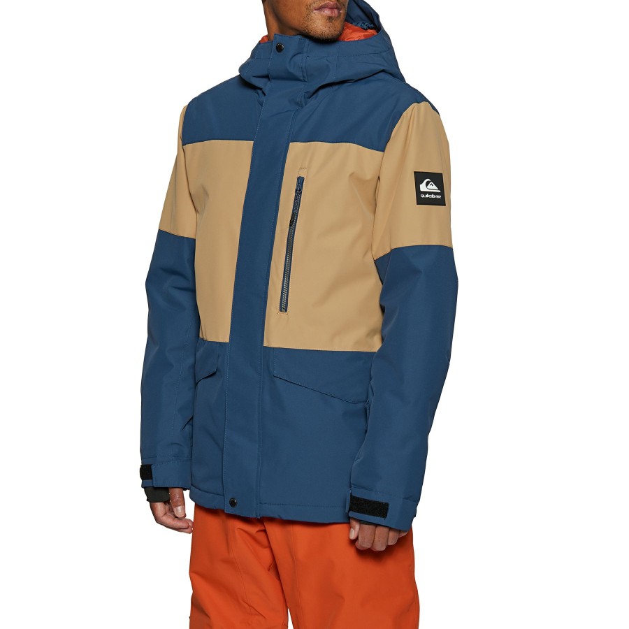 * Authentic Quiksilver Mission Block Snow Jacket Best