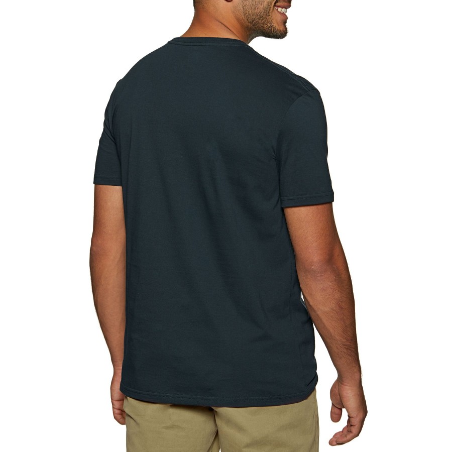 * Diaphanous Quiksilver Script Talk Front Short Sleeve T-Shirt Online