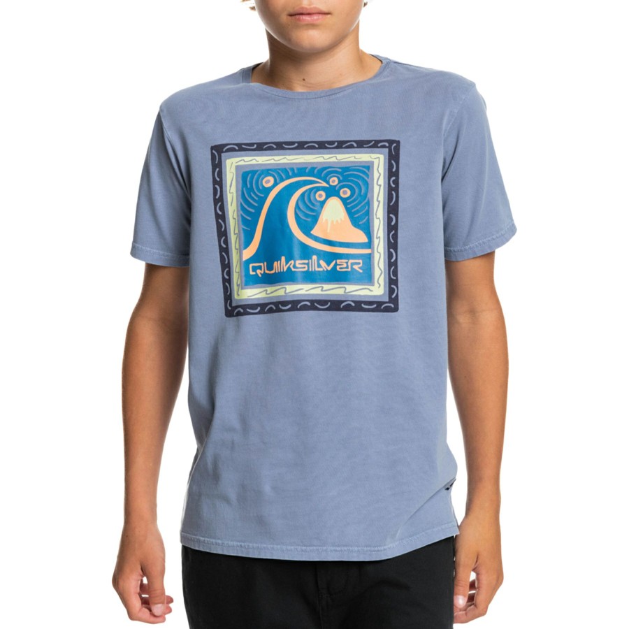 * Latest Quiksilver Square Bubble Boys Short Sleeve T-Shirt Best