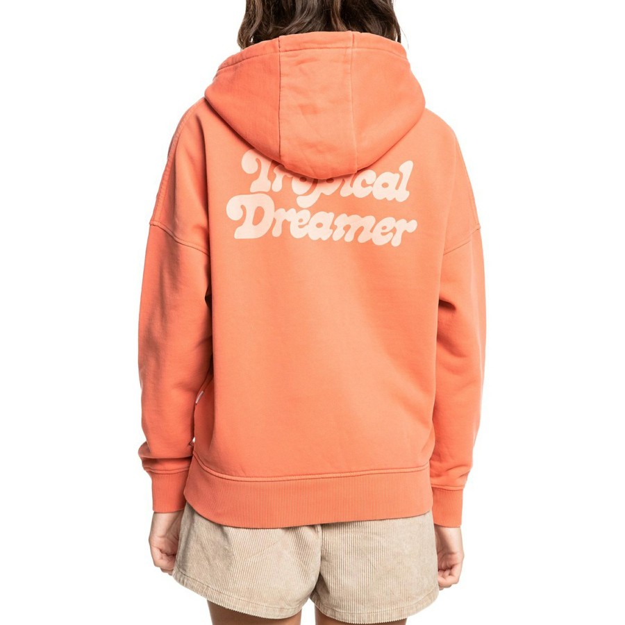 * Unique Quiksilver Oversized Womens Pullover Hoodie New