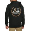 * Diaphanous Quiksilver Rolling Circle Pullover Hoodie Hot