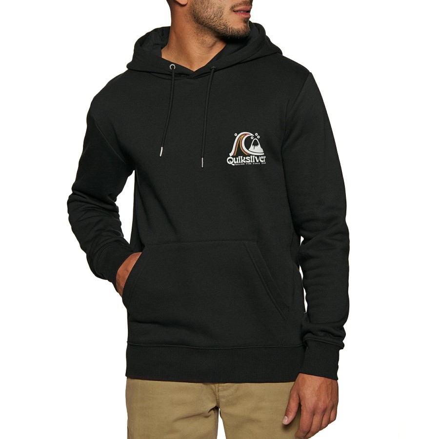 * Diaphanous Quiksilver Rolling Circle Pullover Hoodie Hot