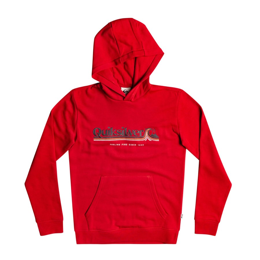 * Authentic Quiksilver All Lined Up Boys Pullover Hoodie Online