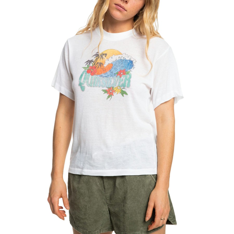 * Unique Quiksilver B9 Screen Womens Short Sleeve T-Shirt Best