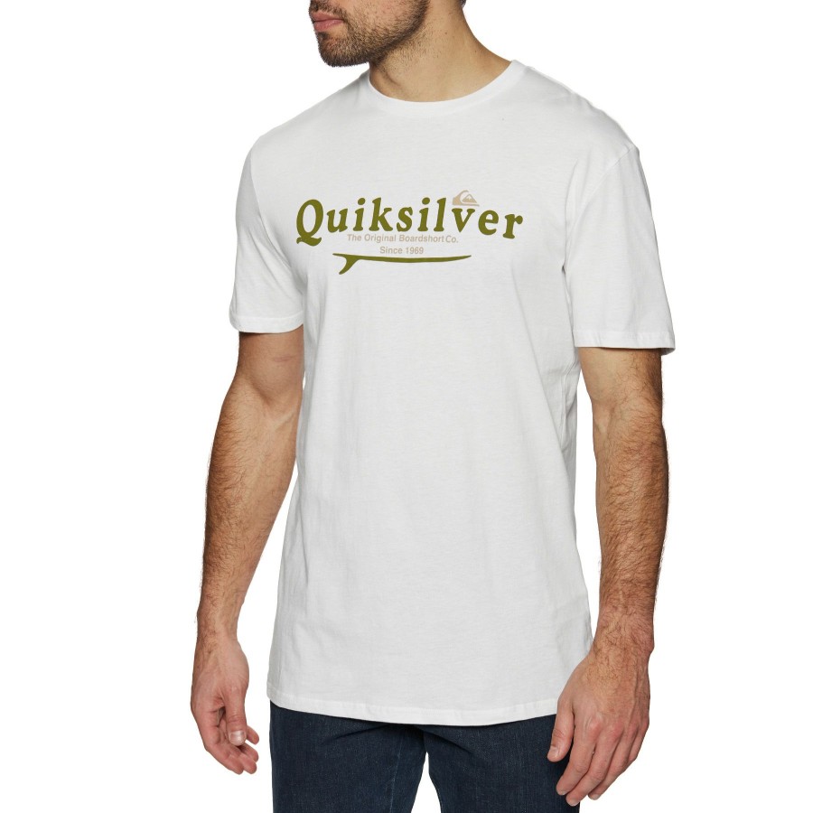 * Authentic Quiksilver Silver Lining Short Sleeve T-Shirt Clearance