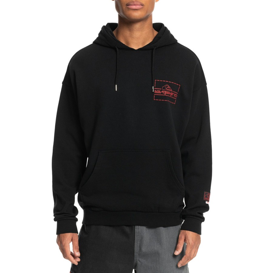 * Delicate Quiksilver Upside Down Pullover Hoodie New