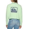 * Delicate Quiksilver 90S Crop Womens Long Sleeve T-Shirt Hot