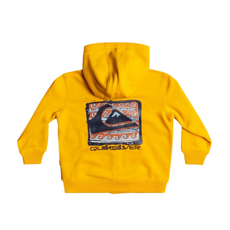 * Exquisite Quiksilver Boxed Logo Boys Zip Hoodie Clearance