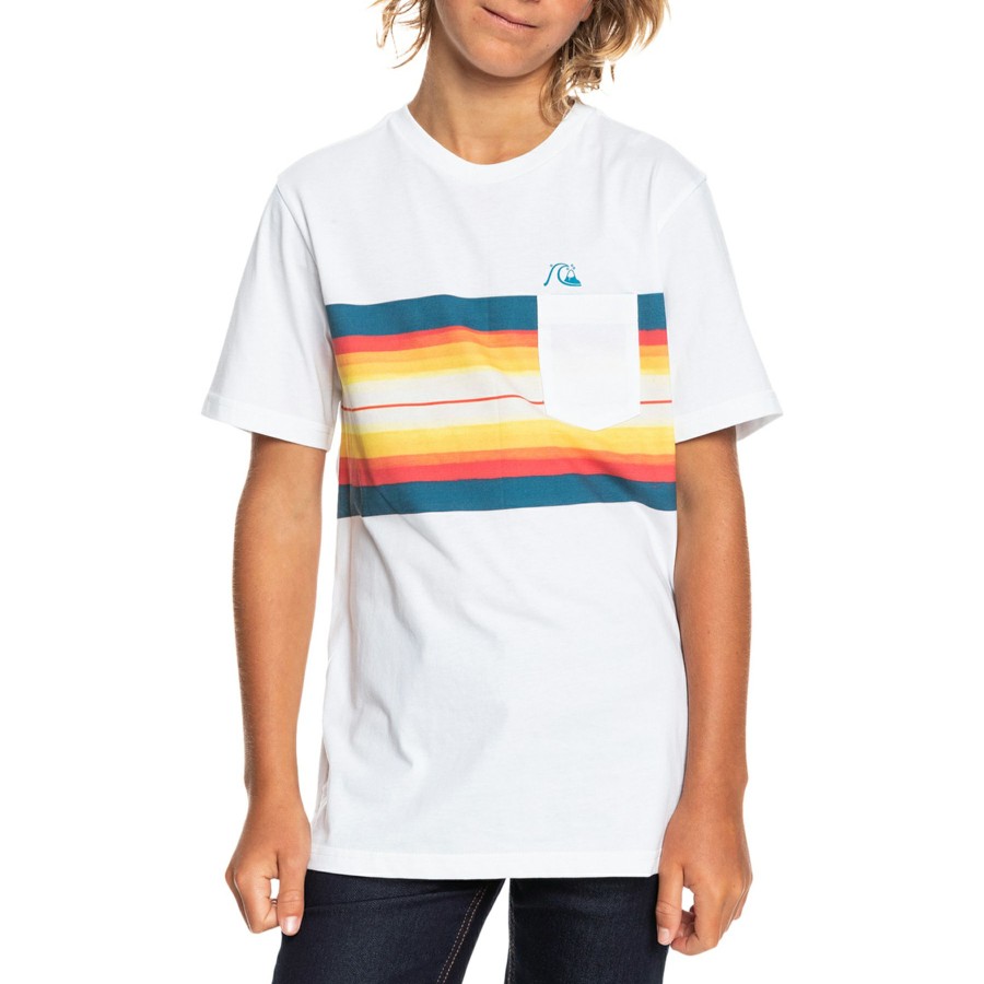 * Unique Quiksilver Resin Tint Boys Short Sleeve T-Shirt Hot