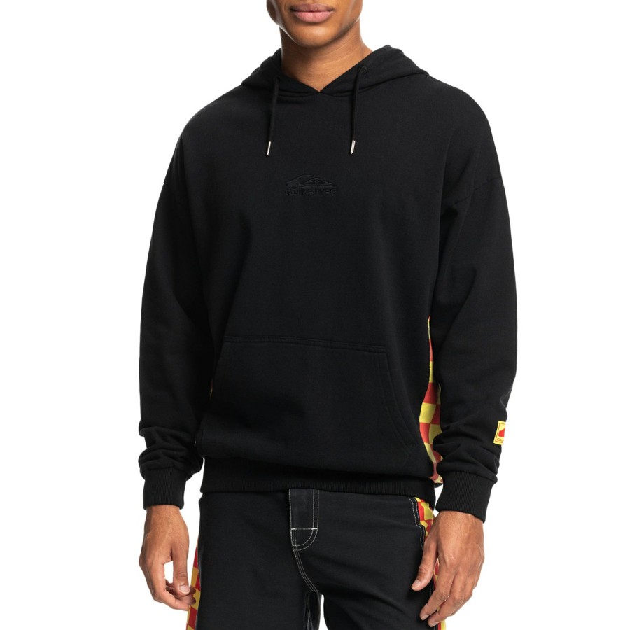 * Diaphanous Quiksilver Surfer Boy Checker Pullover Hoodie Wholesale