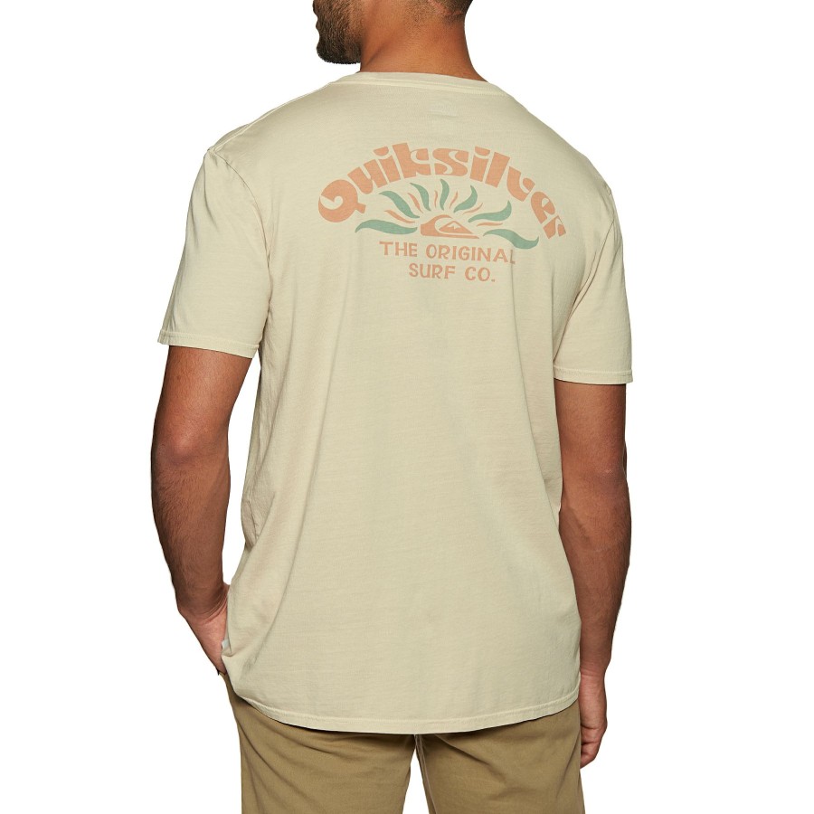 * Latest Quiksilver On Script Short Sleeve T-Shirt Hot