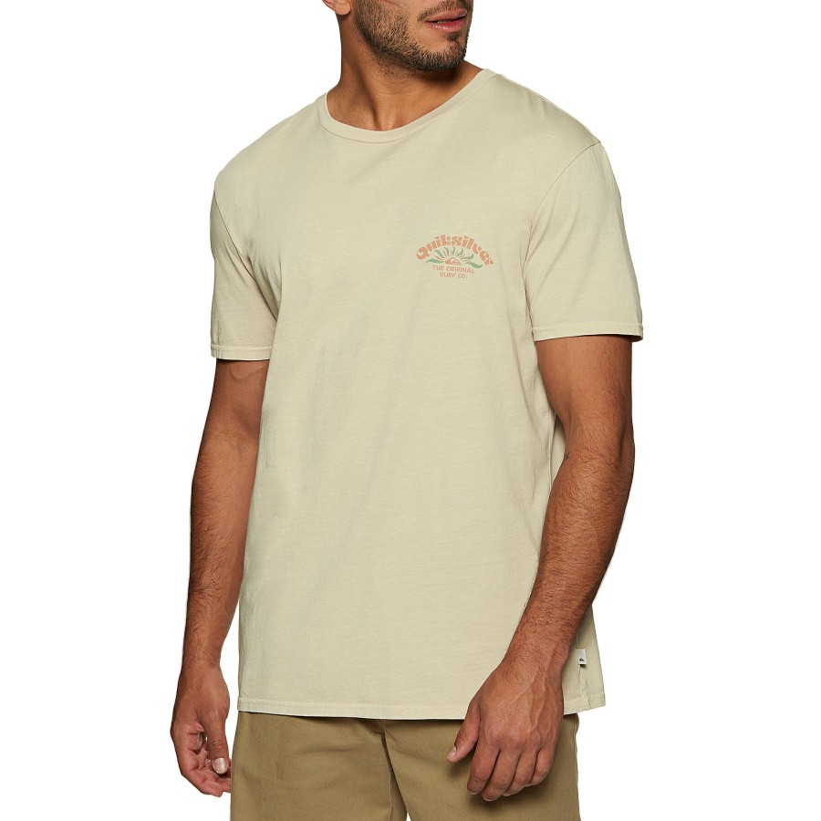 * Latest Quiksilver On Script Short Sleeve T-Shirt Hot