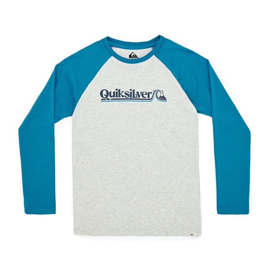 * Latest Quiksilver All Lined Up Boys Long Sleeve T-Shirt Clearance