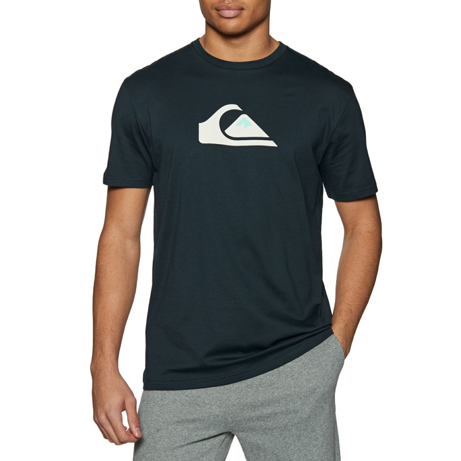 * Unique Quiksilver Comp Logo Short Sleeve T-Shirt Wholesale