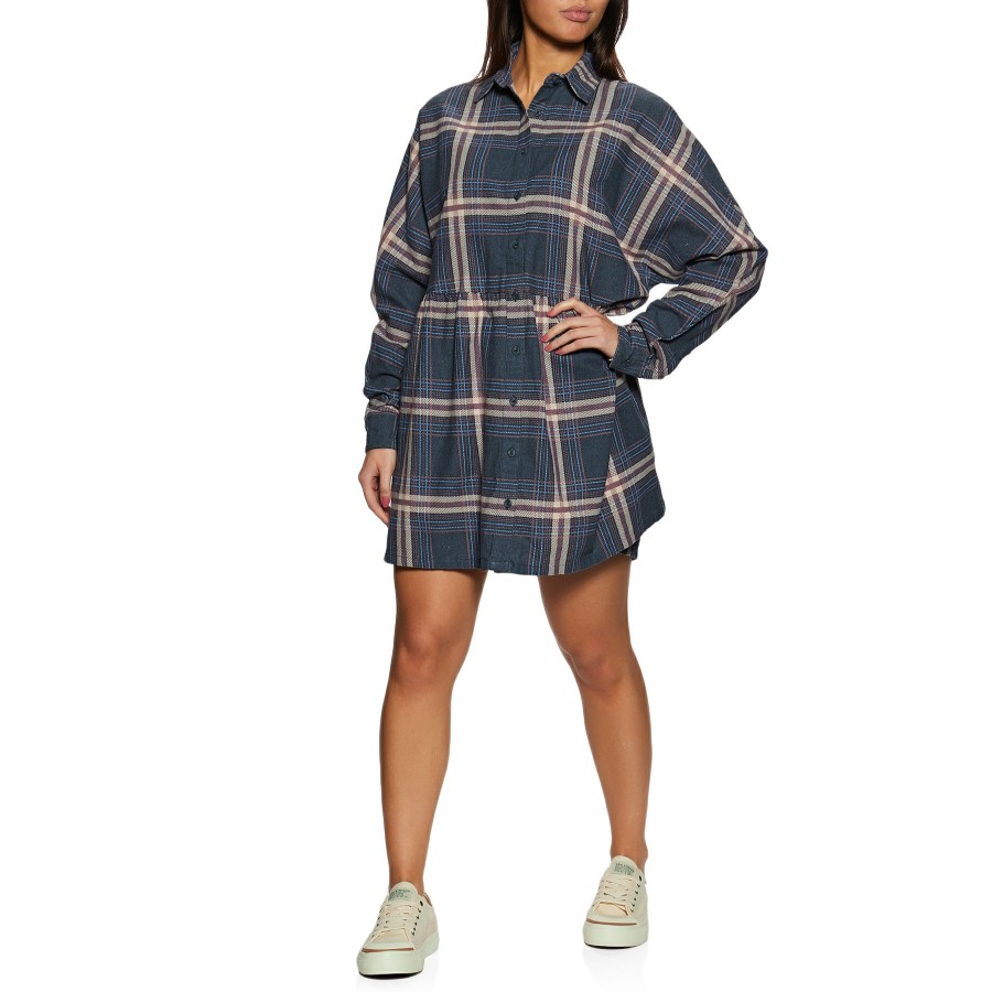 * Hottest Quiksilver Sunscape Shirt Dress Hot