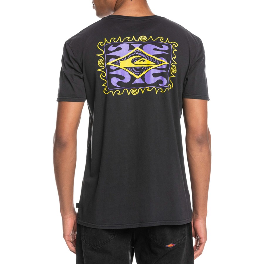 * Delicate Quiksilver Lost Temple Short Sleeve T-Shirt Hot