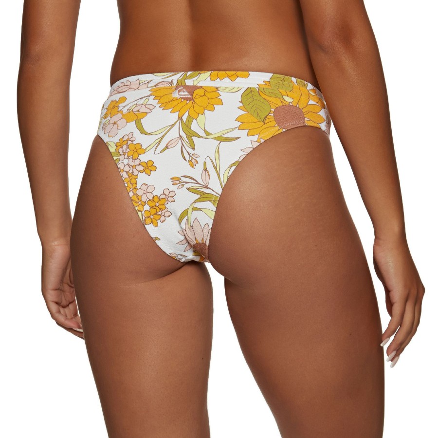 * Delicate Quiksilver Classic Hi-Band Bikini Bottoms Clearance