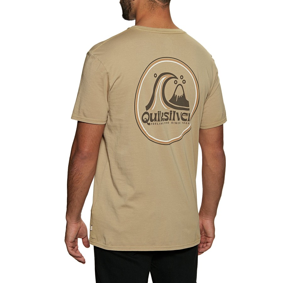 * Unique Quiksilver Rolling Circle Short Sleeve T-Shirt Best