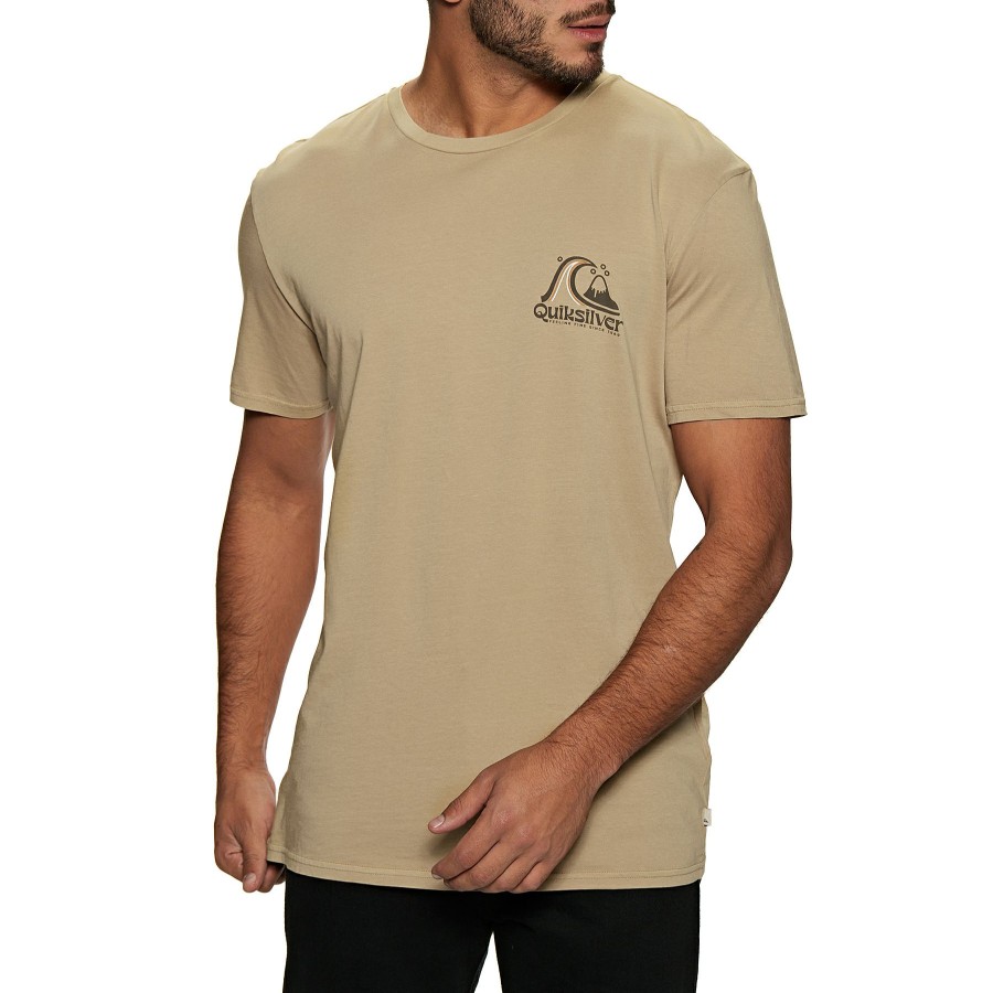 * Unique Quiksilver Rolling Circle Short Sleeve T-Shirt Best