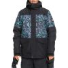 * Excellent Quiksilver Mission Block Snow Jacket Clearance