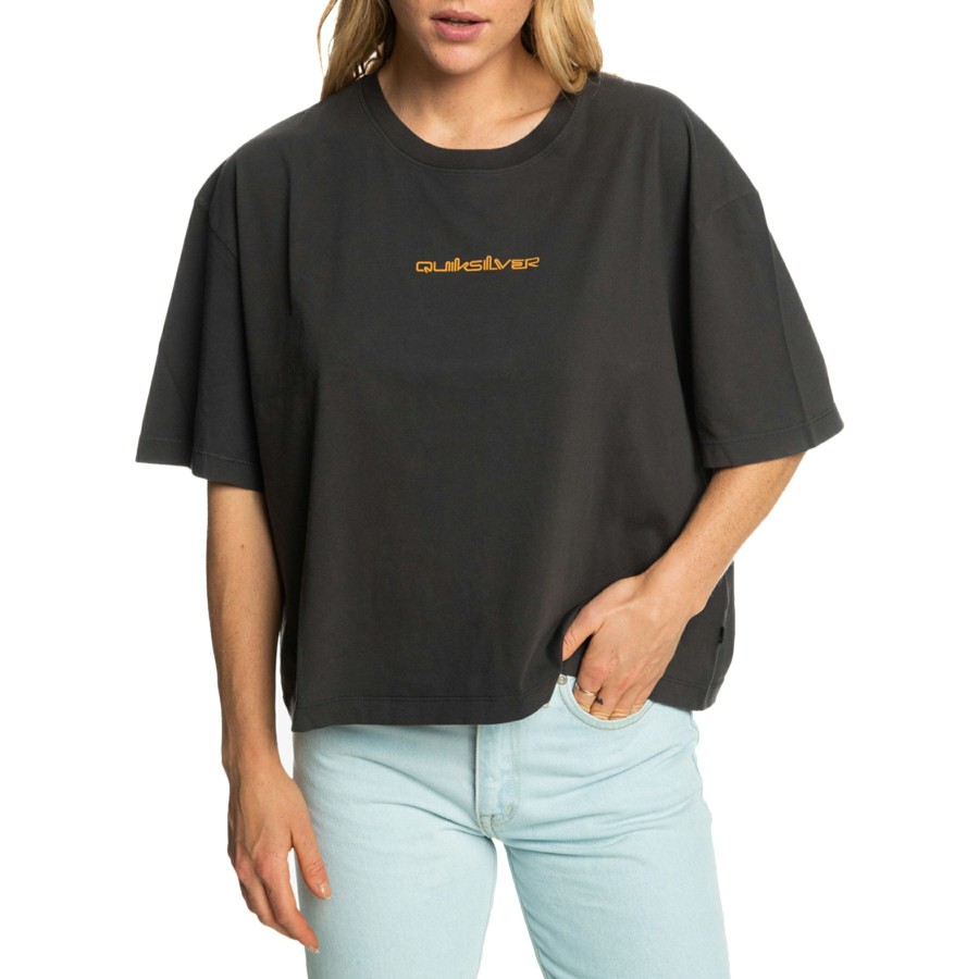 * Delicate Quiksilver Pioneer Surfer Womens Short Sleeve T-Shirt Clearance