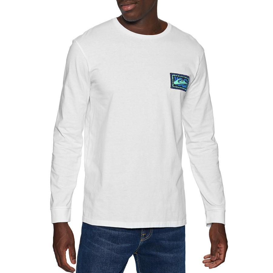 * Authentic Quiksilver Echoes In Time Long Sleeve T-Shirt Clearance