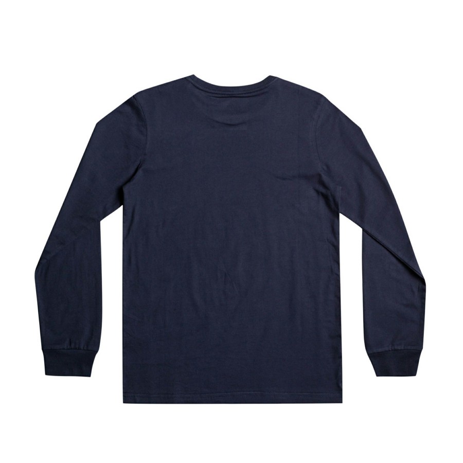 * Diaphanous Quiksilver Omni Lockup Boys Long Sleeve T-Shirt Online