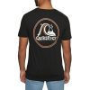 * Fine Quiksilver Rolling Circle Short Sleeve T-Shirt Clearance