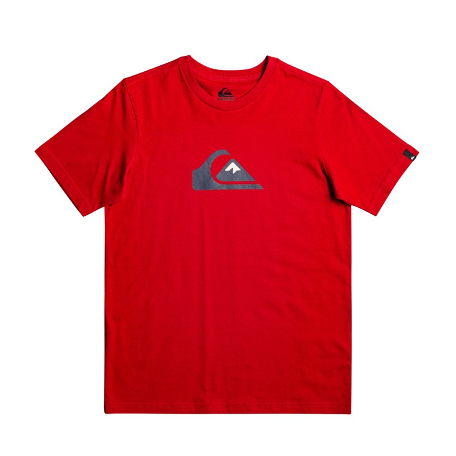 * Diaphanous Quiksilver Comp Logo Boys Short Sleeve T-Shirt Online