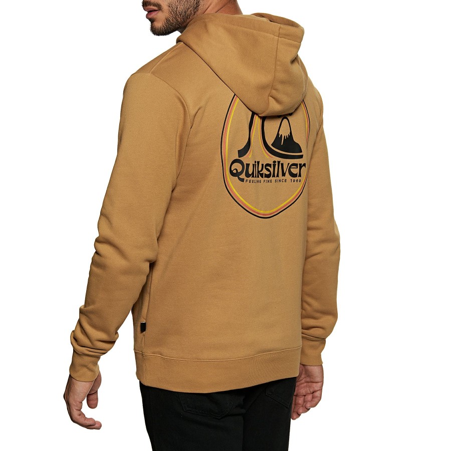 * Latest Quiksilver Rolling Circle Pullover Hoodie New