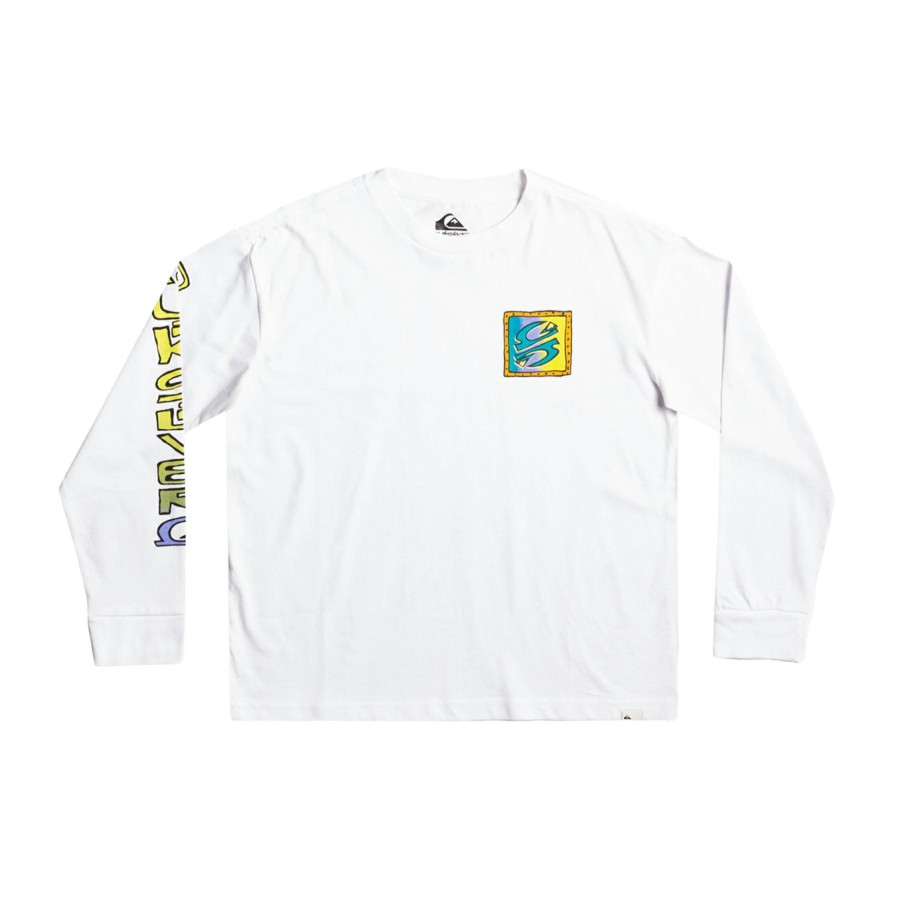 * Unique Quiksilver Radical Times Boys Long Sleeve T-Shirt Clearance