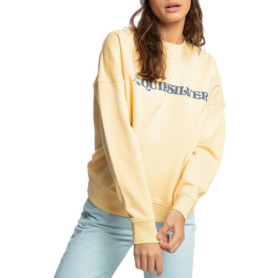 * Delicate Quiksilver Overcrew Womens Sweater Hot