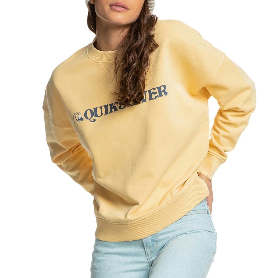 * Delicate Quiksilver Overcrew Womens Sweater Hot