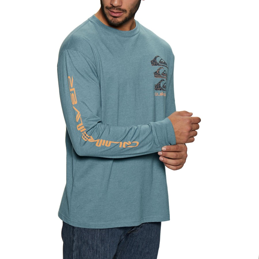 * Diaphanous Quiksilver Triple Stacks Sports Top Online