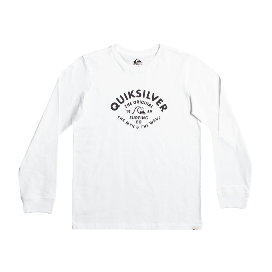 * Hottest Quiksilver Script Talk Boys Long Sleeve T-Shirt Online