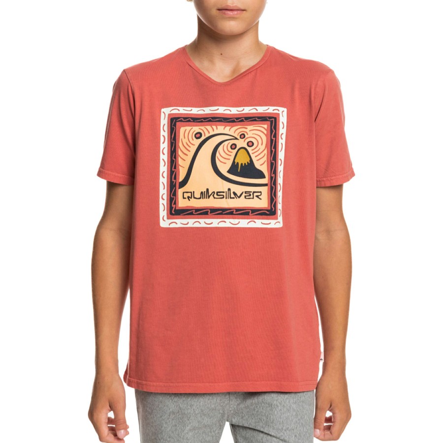 * Unique Quiksilver Square Bubble Boys Short Sleeve T-Shirt Best